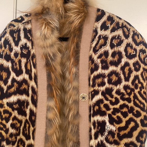 Just Cavalli arctic fox fur reversible vest, size S/M - Picture 6 of 16